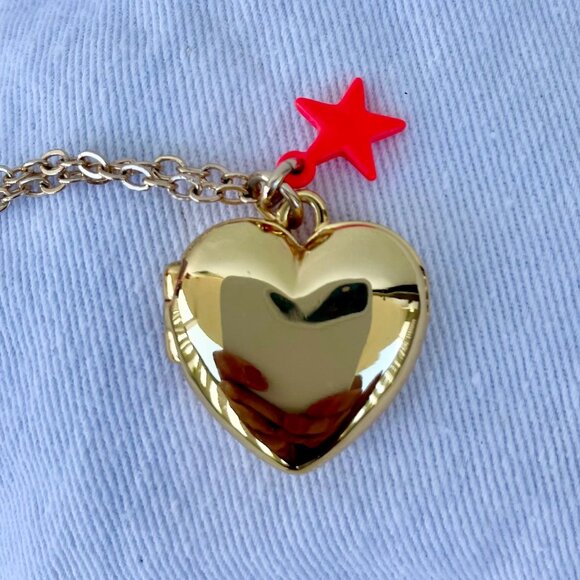 J. Crew Other - JCREW Girls Heart Locket Necklace